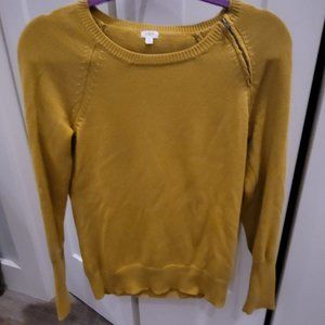 J Crew midweight sweater Gold